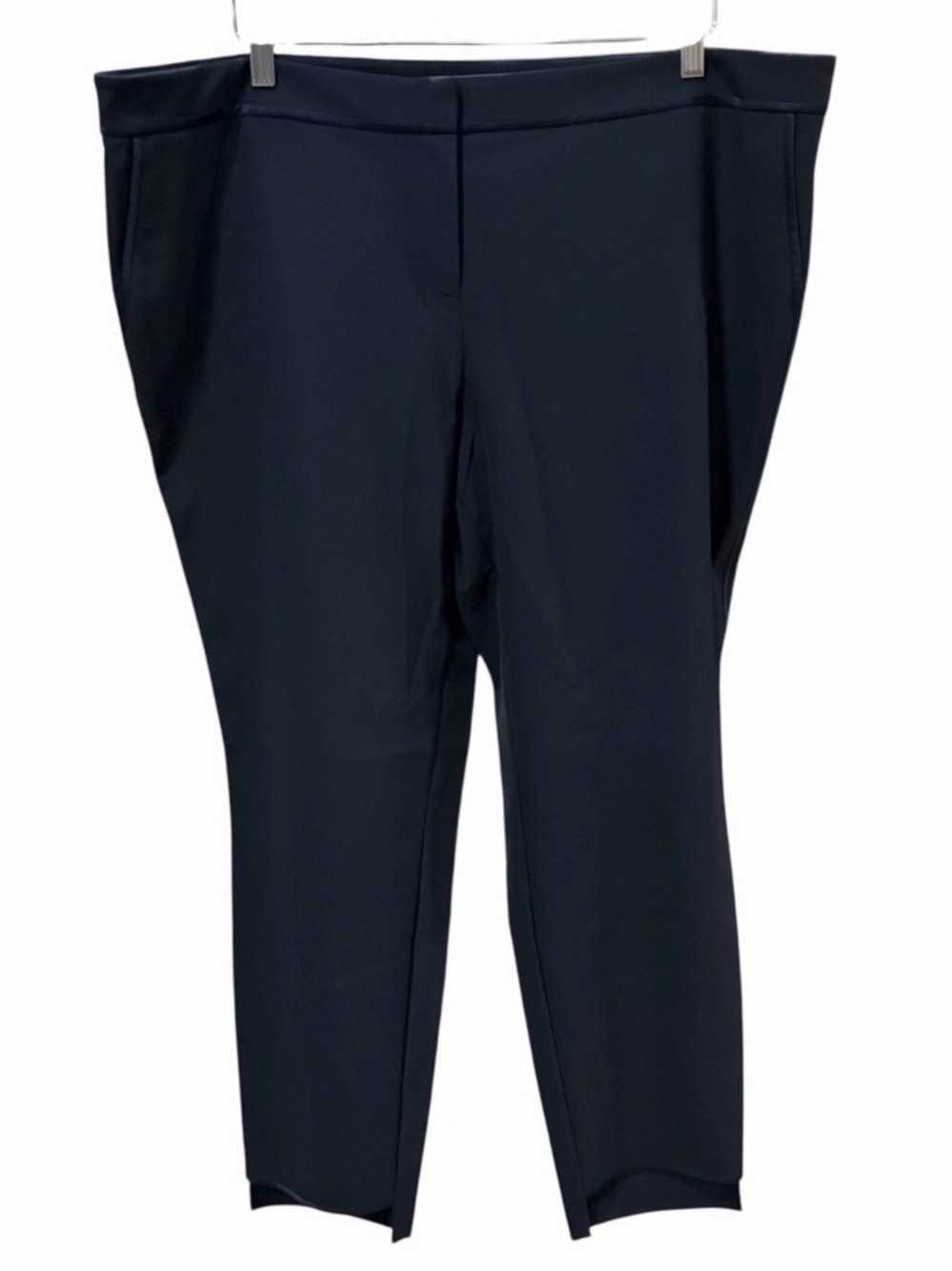 LAFAYETTE 148 black stretch Manhattan Slim-Leg Pants